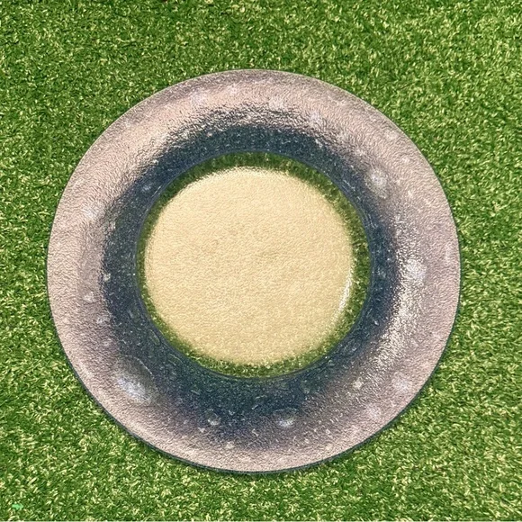 Elegant Blue and Green Textured Plate - Picture 3 of 5